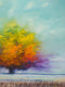 Original art for sale at UGallery.com | Autumn Days by George Peebles | $1,000 | oil painting | 24' h x 24' w | thumbnail 4