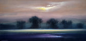 Original art for sale at UGallery.com | Grove of Maples by George Peebles | $2,050 | oil painting | 24' h x 48' w | thumbnail 1