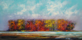 Original art for sale at UGallery.com | The Brilliance of the Day by George Peebles | $9,450 | oil painting | 36' h x 72' w | thumbnail 1