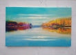 Original art for sale at UGallery.com | The River Walk by George Peebles | $6,200 | oil painting | 36' h x 60' w | thumbnail 3