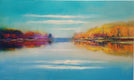 Original art for sale at UGallery.com | The River Walk by George Peebles | $6,200 | oil painting | 36' h x 60' w | thumbnail 1