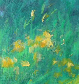 Goldenrod Marsh by Suzanne Massion |   Closeup View of Artwork 