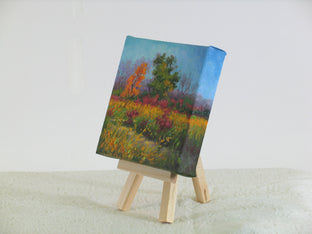 Goldenrod Trail by Suzanne Massion |  Side View of Artwork 