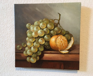 Mandarin and Grape by Nikolay Rizhankov |  Context View of Artwork 