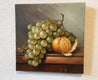 Original art for sale at UGallery.com | Mandarin and Grape by Nikolay Rizhankov | $575 | oil painting | 10' h x 10' w | thumbnail 3