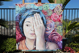 Head of Roses by Marie-Eve Champagne |  Context View of Artwork 