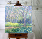 Original art for sale at UGallery.com | Heralding Spring No. 2 by Elizabeth Garat | $1,800 | oil painting | 30' h x 30' w | thumbnail 1