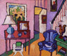 Original art for sale at UGallery.com | Crowded House by Robert Hofherr | $1,025 | acrylic painting | 24' h x 30' w | thumbnail 1