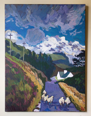 Following the Flock by Robert Hofherr |  Context View of Artwork 