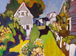 Original art for sale at UGallery.com | Provincetown by Robert Hofherr | $700 | acrylic painting | 20' h x 20' w | thumbnail 4