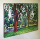 Original art for sale at UGallery.com | Public Garden, Boston by Robert Hofherr | $1,000 | acrylic painting | 22' h x 28' w | thumbnail 3