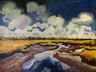 View of a Salt Marsh by Robert Hofherr |  Artwork Main Image 