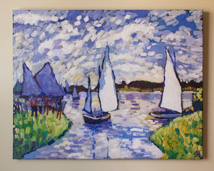 Saturday Sails by Robert Hofherr |  Context View of Artwork 