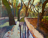 Original art for sale at UGallery.com | Woods Near Horsham by Robert Hofherr | $1,275 | acrylic painting | 24' h x 30' w | thumbnail 1