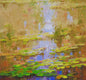 Original art for sale at UGallery.com | Autumn Pond by Vahe Yeremyan | $1,400 | oil painting | 36' h x 24' w | thumbnail 2