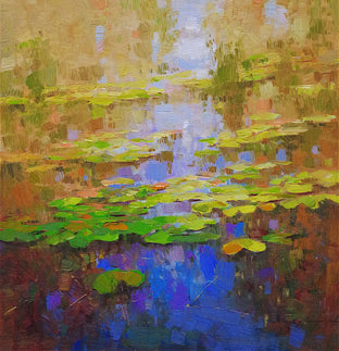 Autumn Pond by Vahe Yeremyan |   Closeup View of Artwork 