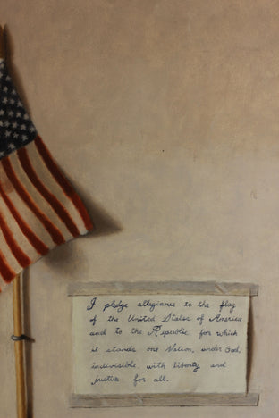 Pledge of Allegiance by Jose H. Alvarenga |   Closeup View of Artwork 