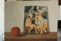 Original art for sale at UGallery.com | Temptation by Jose H. Alvarenga | $750 | oil painting | 14' h x 18' w | thumbnail 3