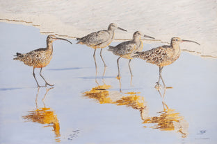 A Sunny Afternoon with Whimbrels by Emil Morhardt |  Artwork Main Image 