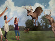 Original art for sale at UGallery.com | Hailing by Michael Wedge | $5,925 | oil painting | 63' h x 94' w | thumbnail 4