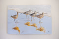 Original art for sale at UGallery.com | A Sunny Afternoon with Whimbrels by Emil Morhardt | $1,525 | acrylic painting | 24' h x 36' w | thumbnail 3