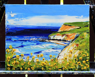 California View by Lisa Elley |  Side View of Artwork 