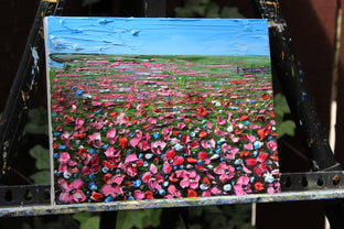 Field of Hope by Lisa Elley |  Side View of Artwork 