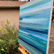 Original art for sale at UGallery.com | Streaming Light by Alicia Dunn | $1,750 | acrylic painting | 36' h x 36' w | thumbnail 2