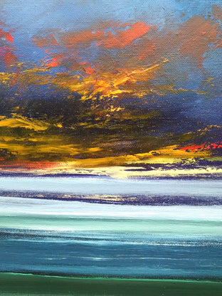 Sunset by George Peebles |   Closeup View of Artwork 