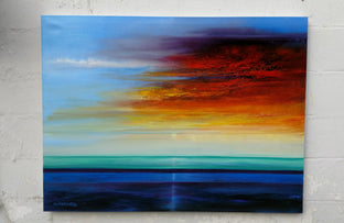 Evening Sky by George Peebles |  Context View of Artwork 