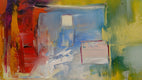 Original art for sale at UGallery.com | Tablet by George Peebles | $975 | oil painting | 24' h x 24' w | thumbnail 4