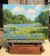 Original art for sale at UGallery.com | Field with Lupine by David Forks | $675 | oil painting | 12' h x 16' w | thumbnail 3