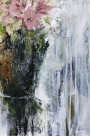 Bouquet with Hummingbird III by Naoko Paluszak |   Closeup View of Artwork 