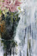 Original art for sale at UGallery.com | Bouquet with Hummingbird III by Naoko Paluszak | $900 | oil painting | 36' h x 24' w | thumbnail 4