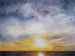 Original art for sale at UGallery.com | Final Curtain by Dwight Smith | $275 | watercolor painting | 9' h x 12' w | thumbnail 1