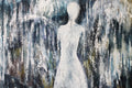 Original art for sale at UGallery.com | Who Are These Angels CIV by Naoko Paluszak | $3,075 | oil painting | 40' h x 30' w | thumbnail 4