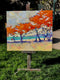 Original art for sale at UGallery.com | Orange Cypress by James Hartman | $4,350 | oil painting | 42' h x 48' w | thumbnail 3