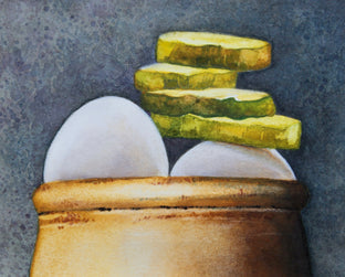 Pickled Eggs by Dwight Smith |   Closeup View of Artwork 