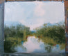 Original art for sale at UGallery.com | River's Landscape by Ronda Waiksnis | $1,100 | oil painting | 31.5' h x 37' w | thumbnail 3