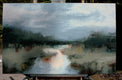 Original art for sale at UGallery.com | Miller River, Evening View II by Ronda Waiksnis | $2,550 | oil painting | 30' h x 48' w | thumbnail 4