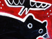 Original art for sale at UGallery.com | Baby Bear on Red by Jessica JH Roller | $400 | acrylic painting | 10' h x 10' w | thumbnail 4