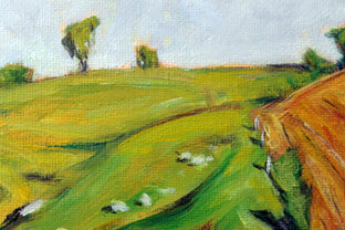 Rolling Fields, Berks County, PA by Doug Cosbie |   Closeup View of Artwork 