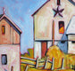 Original art for sale at UGallery.com | Amish Barn Star by Doug Cosbie | $350 | oil painting | 10' h x 10' w | thumbnail 4