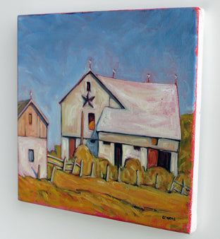 Amish Barn Star by Doug Cosbie |  Side View of Artwork 