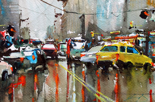 Wet Market Street by Maximilian Damico |  Artwork Main Image 