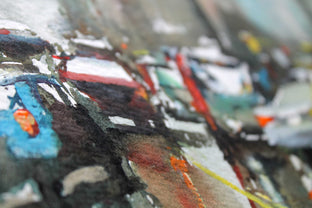 Wet Market Street by Maximilian Damico |   Closeup View of Artwork 