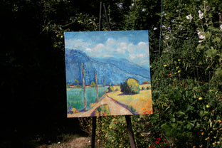 Berkeley Marina towards the Hills by James Hartman |  Context View of Artwork 