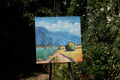 Original art for sale at UGallery.com | Berkeley Marina towards the Hills by James Hartman | $1,550 | oil painting | 30' h x 30' w | thumbnail 3