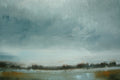 Original art for sale at UGallery.com | Midsummer Season by Ronda Waiksnis | $1,000 | oil painting | 26' h x 48' w | thumbnail 2