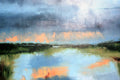 Original art for sale at UGallery.com | Davis Creek by Ronda Waiksnis | $625 | oil painting | 22' h x 30' w | thumbnail 4